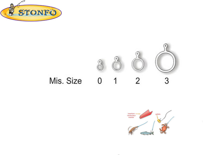 Stonfo Bait Elastic Rings (Size: 2, 24pcs)