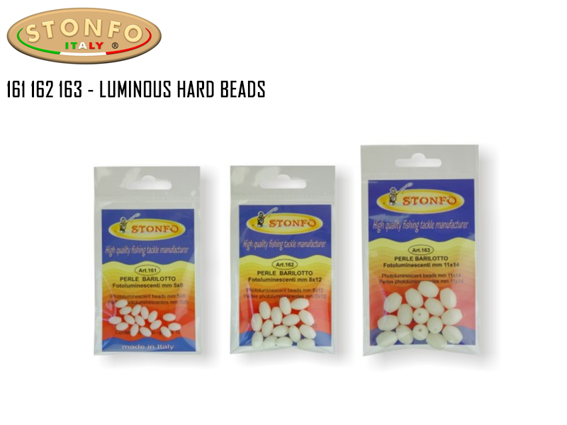 Stonfo Luminous Hard Beads (⌀: 1.2mm, Pack: 15)