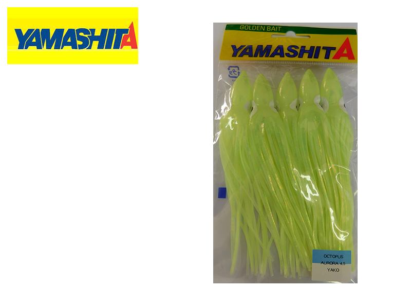 Yamashita Octapus Aurora Lures ( Size: 4.5, Pack: 5pcs, Color: YAKO)