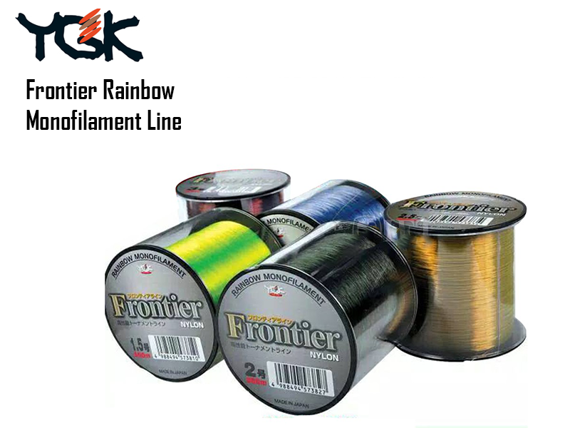 YGK M165 Frontier Rainbow Line 500mt ( Size: 8.0G, Diameter: 0.47mm, Strength: 30lb)