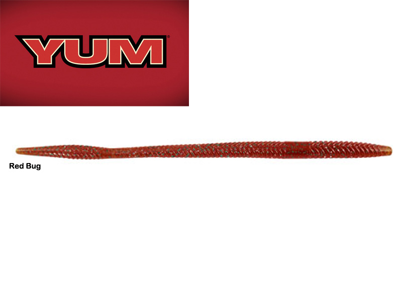 Yum MightEE Worm (6.5", Colour: Red Bug)