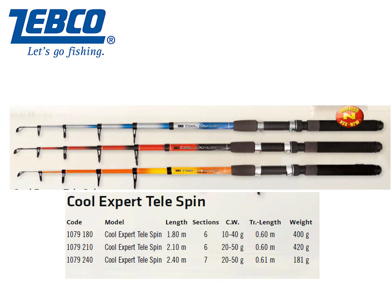 Zebco Cool Expert Tele Spin (1.80m, 10g - 40g)