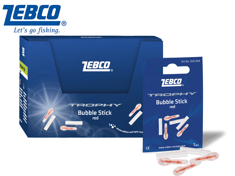 Zebco Trophy Bubble Stick 2.8mm*4.5mm 1pc Red