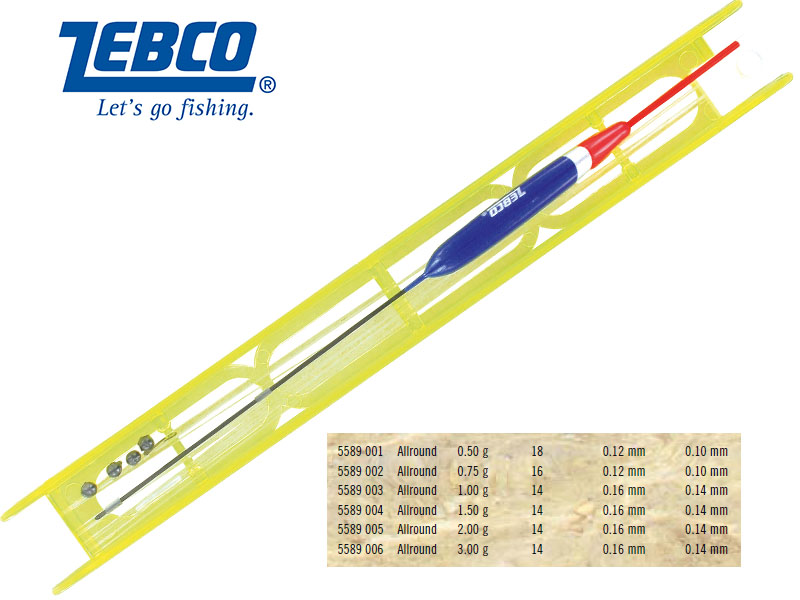 Zebco Allround Ready Rig (Hook: 14, Weight: 1.50 g, Line: 0.16mm)