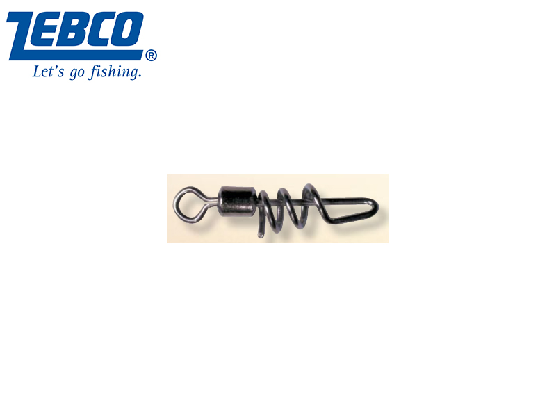 Zebco Screw-In Rolling Swivel(Size:1/0, Capacity: 60kg, Pack: 3)