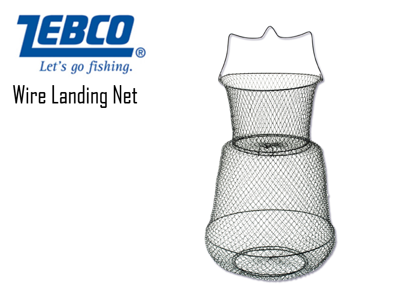 Zebco Wire Landing Net Round(⌀: 33cm, Size: 45cm)