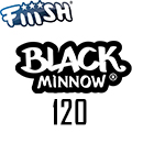 FIIISH Black Minnow 120- Size 3