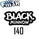 FIIISH Black Minnow 140- Size 4