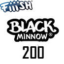FIIISH Black Minnow 200- Size 6