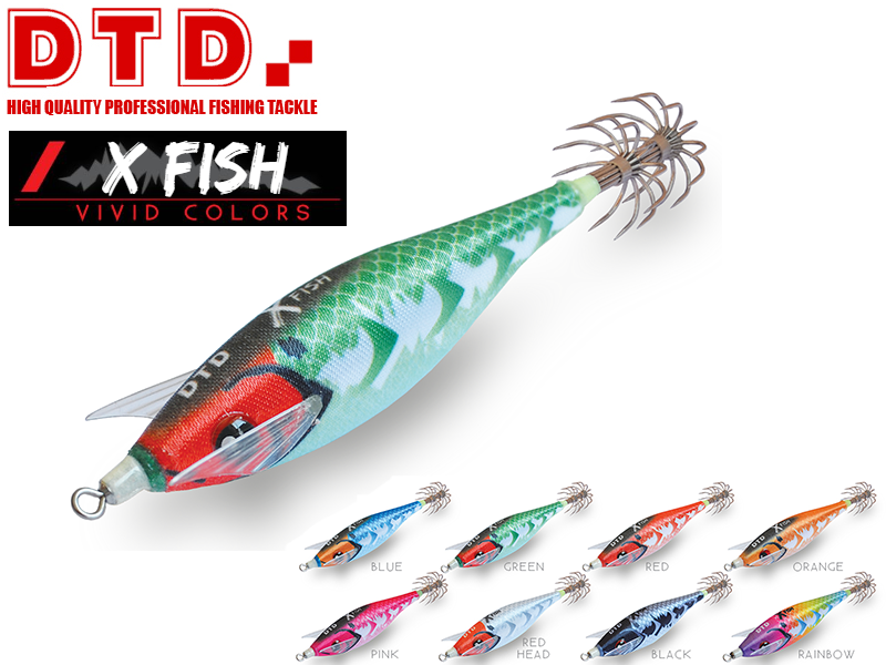 DTD X Fish (Size 2.5, Color: Rainbow)