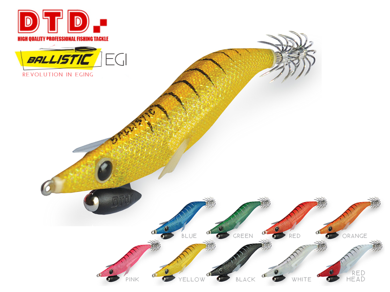 DTD Ballistic Egi (Size: 3.0, Color: Red Head)
