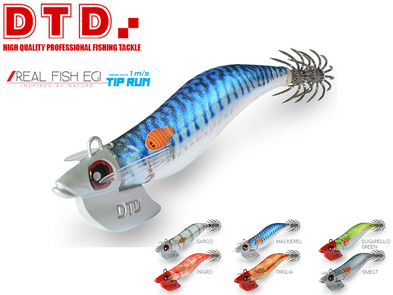 DTD Real Fish Egi TR (Size: 3.0, Color: Triglia)