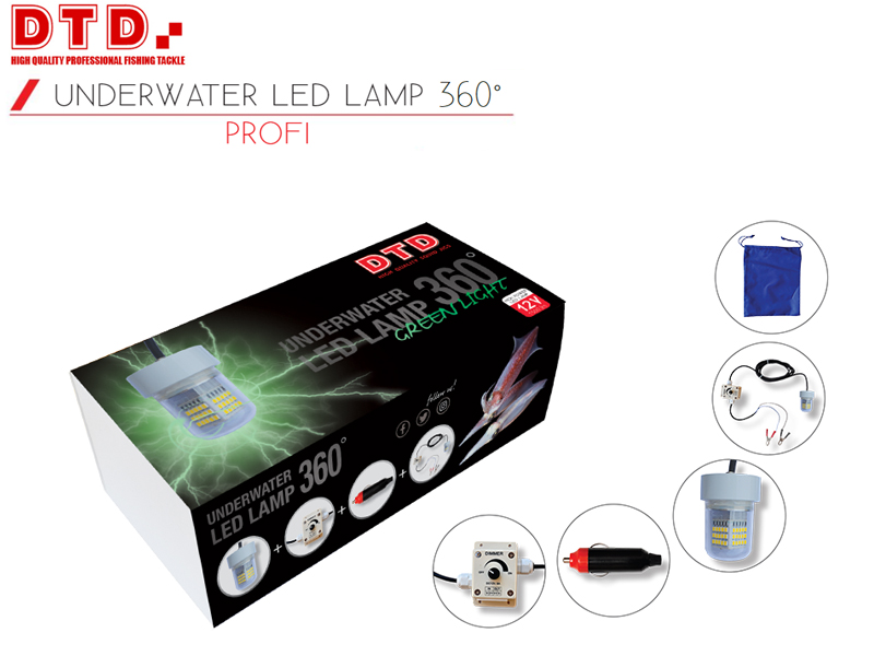 DTD Underwater Led Lamp 360° Green Light