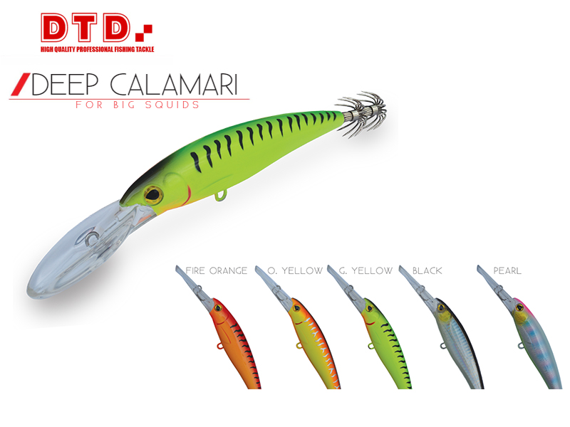 DTD Deep Calamari (Size: 120mm, Color: Orange Yellow)