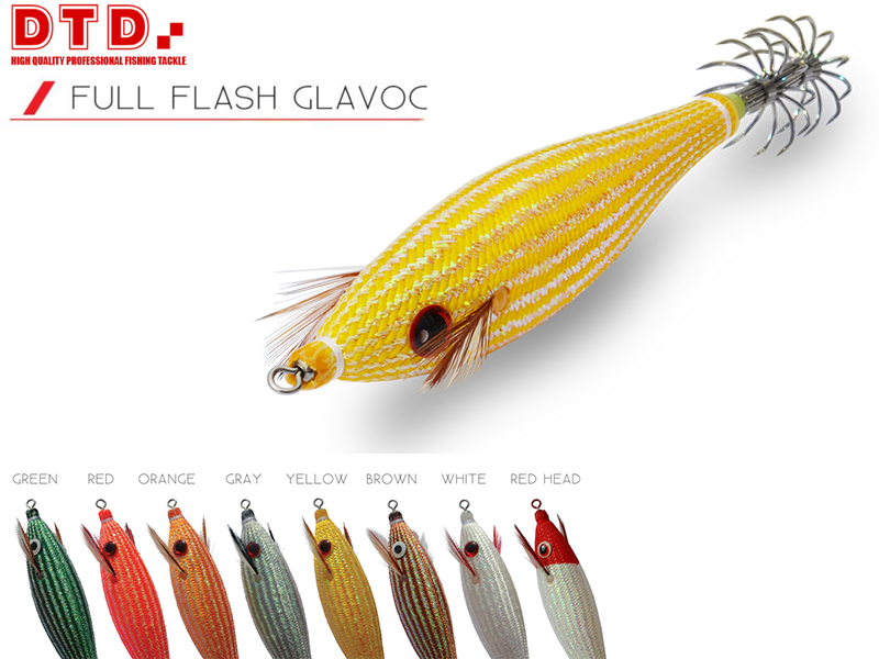 DTD Full Flash Glavoc (Size: 2.5, Color: Red Head)