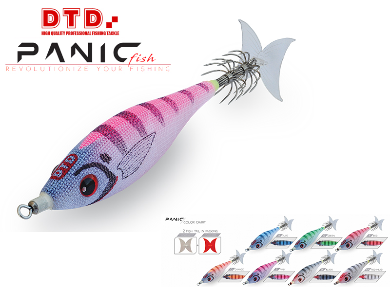 DTD Panic Fish (Size: 2.5, Color: Red Head)