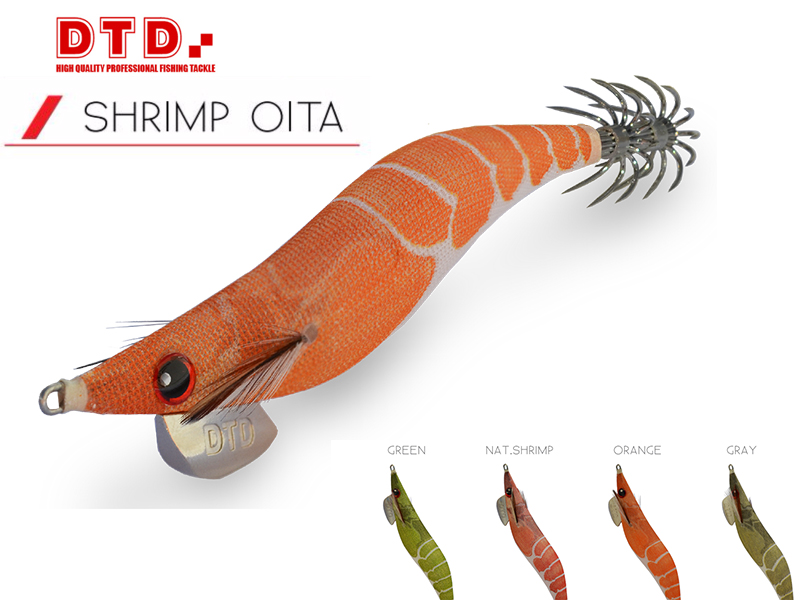 DTD Squid Jig Shrimp Oita (Size: 2.5, Color: Green)