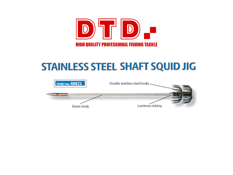 DTD Stainless Steel Shaft Squid Jig