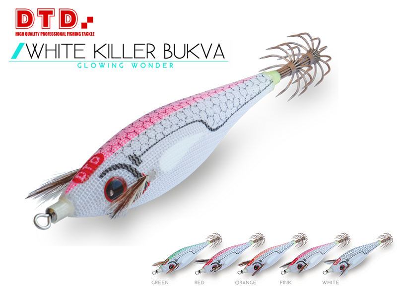 DTD White Killer Bukva (Size: 2.5, Color: White)