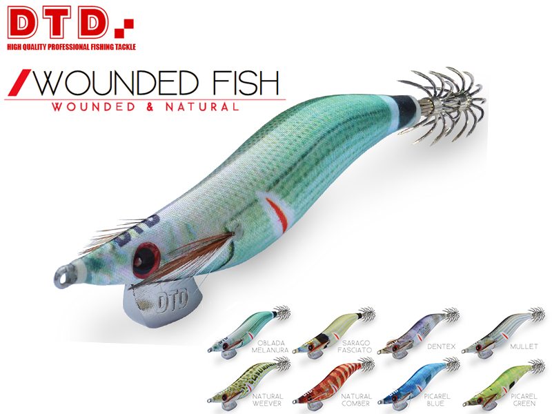 DTD Wounded Fish Oita (Size:4.0, Color: Picarel Blue)