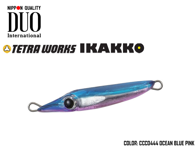 DUO Tetra Works Ikakko (Length: 38mm, Weight: 5.7gr, Color: CCC0444 Ocean Blue Pink)