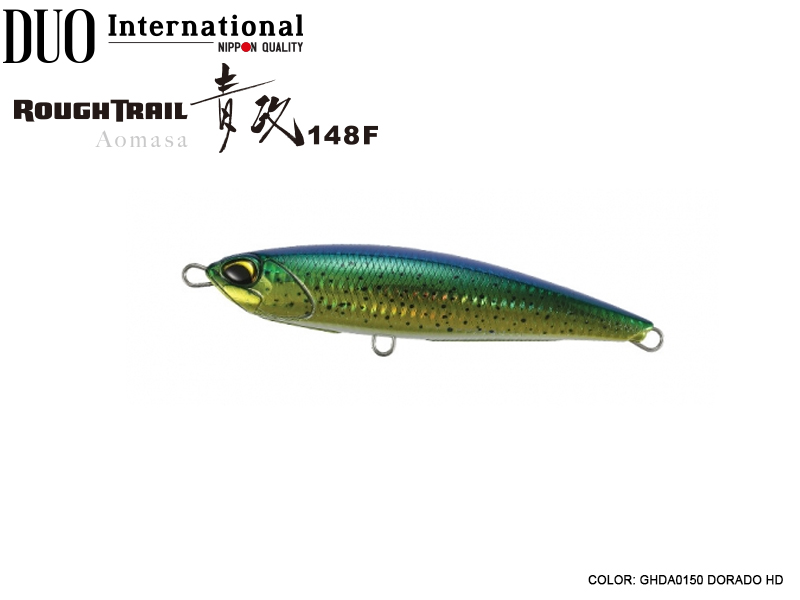 Duo Rough Tail Aomasa 148S (Length: 148mm, Weight: 67gr, Type: Sinking, Colour: GHA0144 Yellowtail Snapper) - Click Image to Close