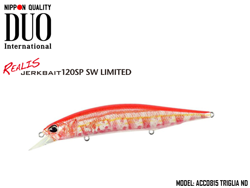 DUO Realis Jerkbait 120SP SW Limited (Length: 120mm, Weight: 18.2gr, Color: ACC0815 Triglia ND)