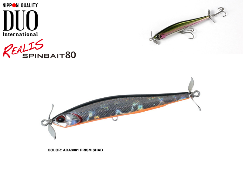 DUO Realis Spinbait 80 (Length: 80mm, Weight: 9.5gr, Color: ADA3081 Prism Shad)