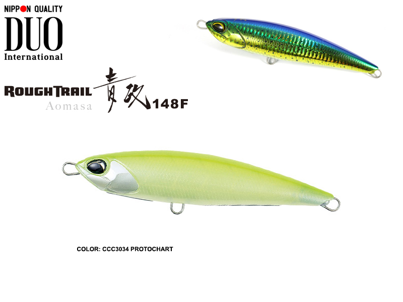 Duo Rough Trail Aomasa 148F (Length: 148mm, Weight: 38gr, Type: Floating, Colour:CCC3034 Protochart)