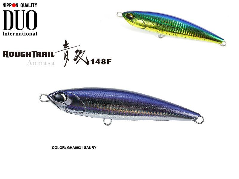 Duo Rough Tail Aomasa 148F (Length: 148mm, Weight: 38gr, Type: Floating, Colour:GHA0031 Saury)