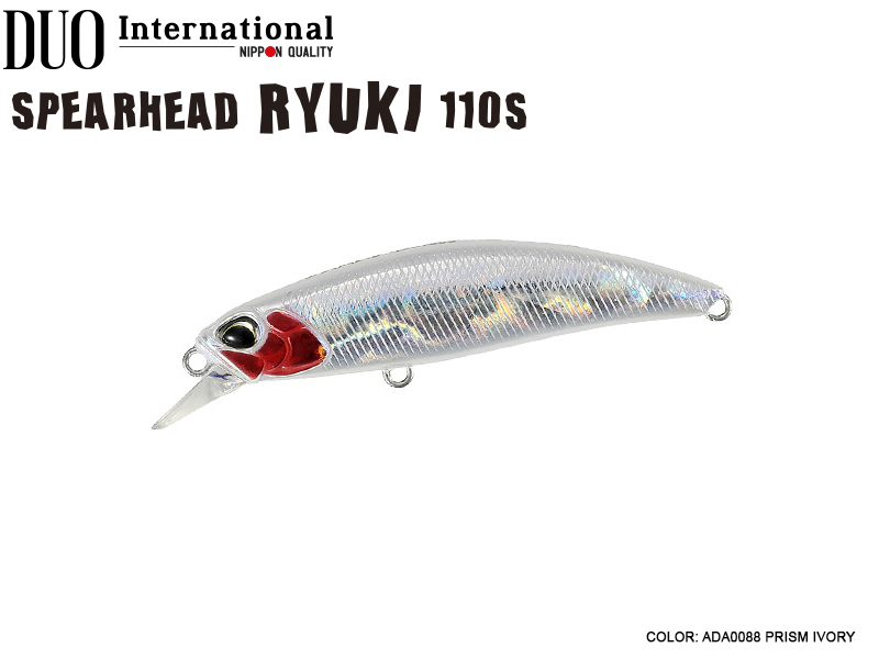 DUO Spearhead Ryuki 110S (Length: 110mm, Weight: 21g, Color: ADA0088 Prism Ivory)