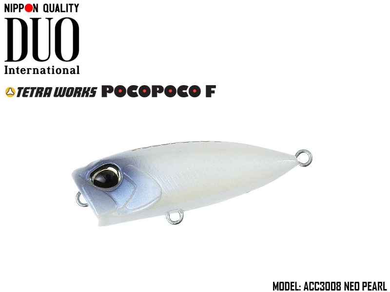 Duo Tetra Works PocoPoco F (Length: 40mm, Weight:3gr, Type: Floating, Colour: ACC3008 Neo Pearl)