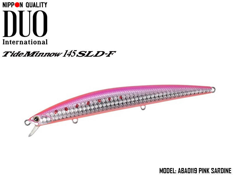 Duo Tide Minnow 145 SLD-F (Length: 145mm, Weight: 20.5gr, Color: ABA0119 Pink sardine)