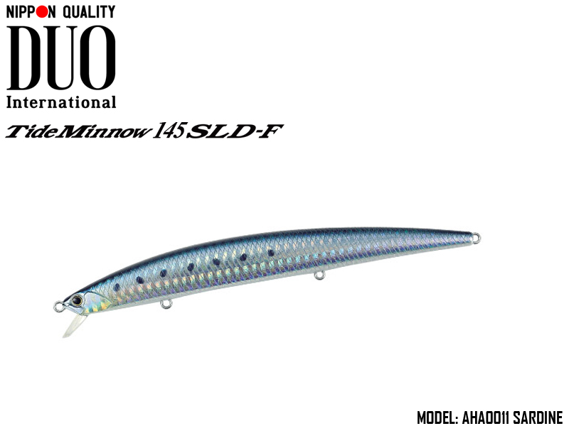 Duo Tide Minnow 145 SLD-F (Length: 145mm, Weight: 20.5gr, Color: AHA0011 Sardine)