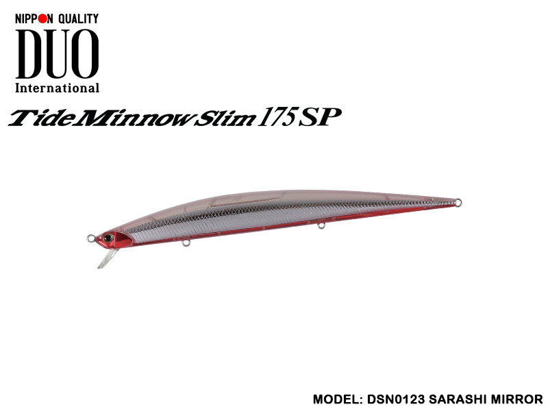 Duo Tide Minnow Slim 175SP(Length: 175mm, Weight:27,60gr, Color: DSN0123 Sarashi Mirror)