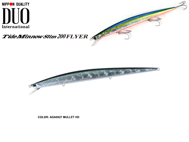 DUO Tide Minnow Flyer 200 (Length: 200mm, Weight: 29.3gr, Color: ADA0027 Mullet HD)