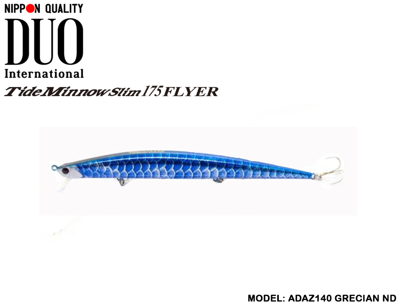 DUO Tide-Minnow Slim 175 Flyer (Length: 175mm, Weight: 29g, Color: ADAZ140 Grecian ND)