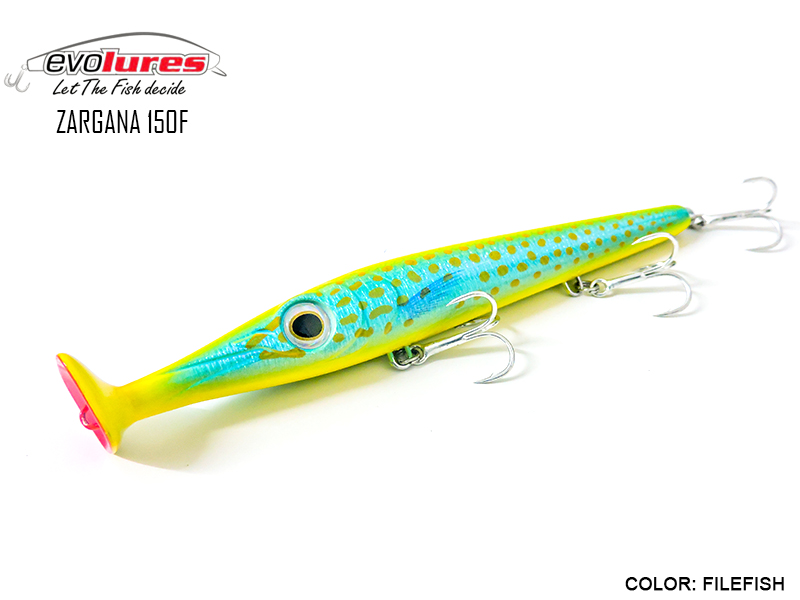 Evo Lures Zargana 150F (Length: 150mm, Weight: 21gr, Color: Fillefish)