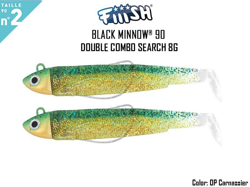 FIIISH Black Minnow 90 - Double Combo Search (Weight: 8gr, Color: OP Carnassier)