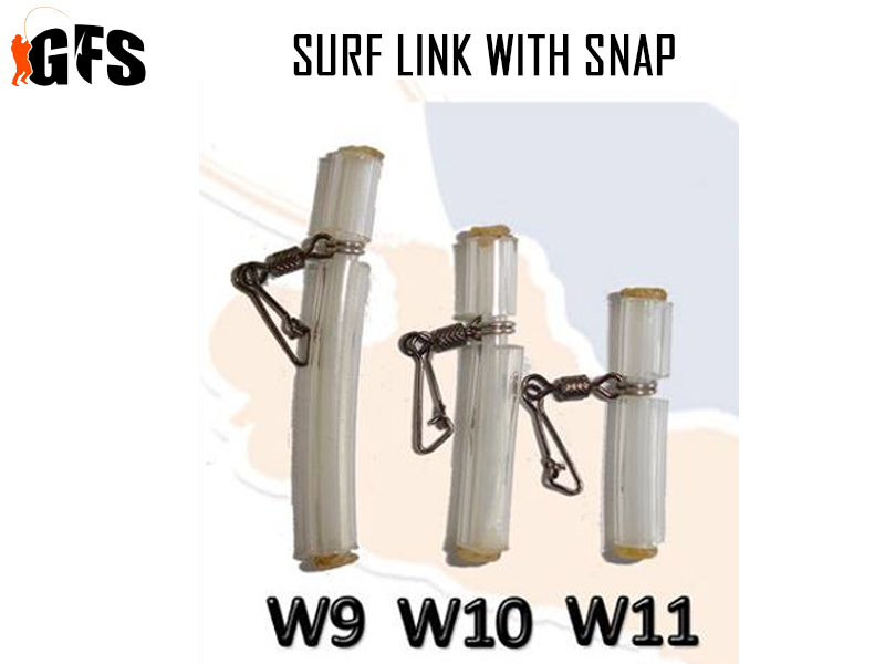 Greaf Surf Link with Snap W10 ( Color: Transparent, Size: 3.5 cm)