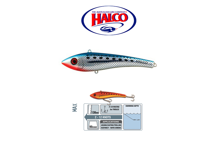 Halco Max 130 (130mm, 80gr, Color: H50)