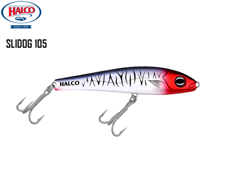 Halco Slidog 105 (Length: 105mm, Weight: 28gr, Color: #R49)