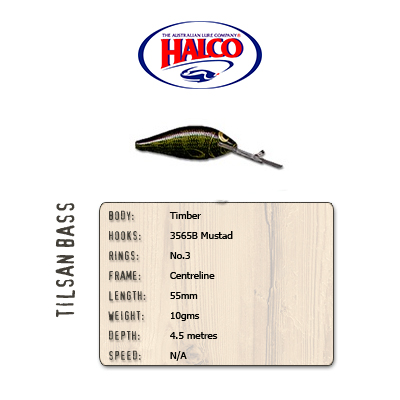 Halco Tilsan Bass (55mm, 10gr, Color: T125)