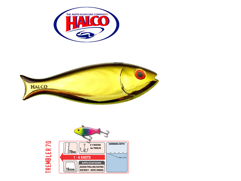 Halco Trembler 70 (70mm, 16gr, Color: H51)