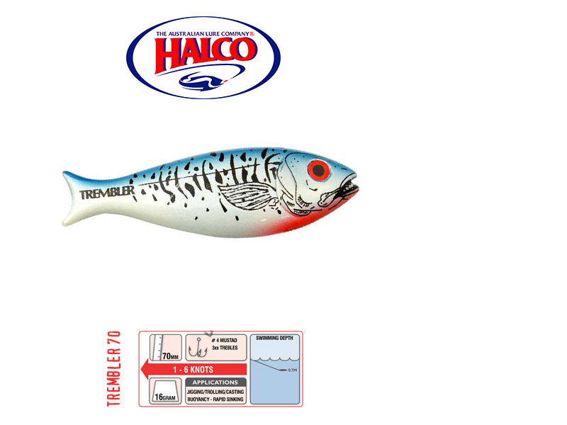 Halco Trembler 70 (70mm, 16gr, Color: H57)