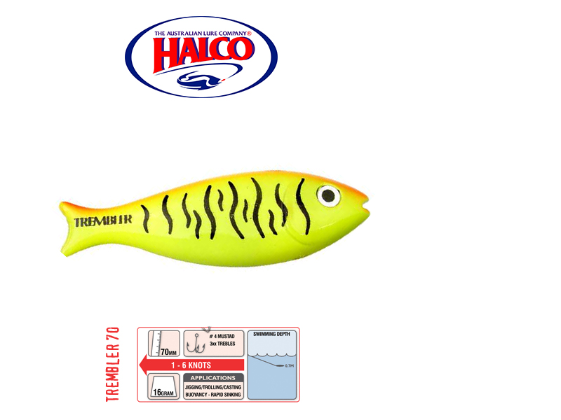 Halco Trembler 70 (70mm, 16gr, Color: R8)