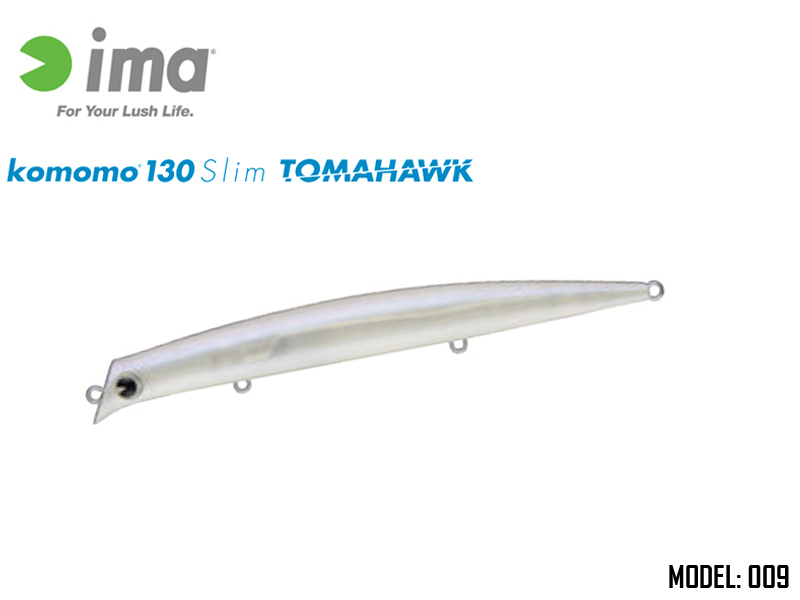 IMA Komomo 130 Slim Tomahawk (Length:130mm, Weight:13.5gr, Color:009)