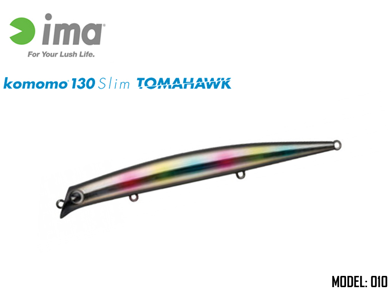 IMA Komomo 130 Slim Tomahawk (Length:130mm, Weight:13.5gr, Color:010)