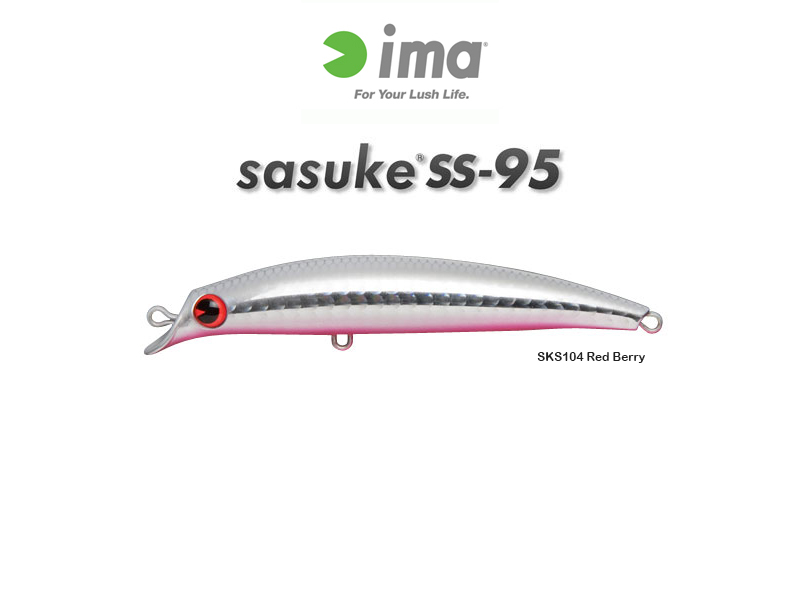IMA Sasuke SS-95 (Length:95mm, Weight: 10gr, Color: SKS104 Red Berry)
