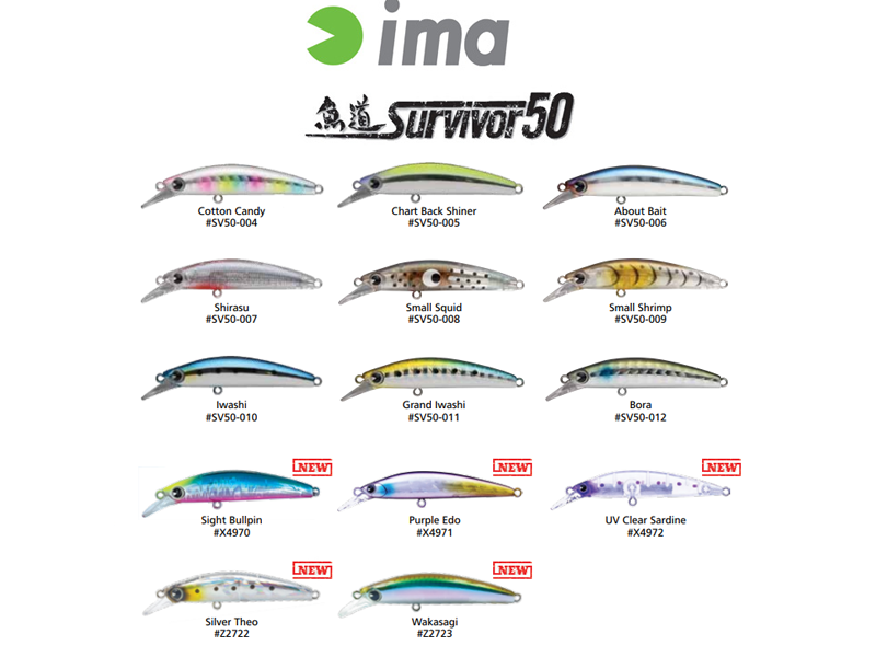 IMA Gyodo Survivor50 (Length: 50mm, Weight: 5gr, Color: #X4972)